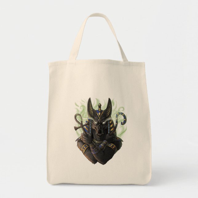 Tote Bag Anubis était un dieu égyptien antique des morts (Devant)