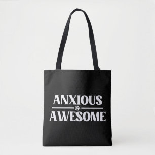 Tote Bag Anxieux Et Incroyable