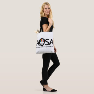 Tote Bag AOSA Fourre-tout (blanc, logo des deux côtés)