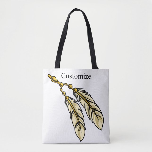 Tote Bag Apache Feathers Thunder_Cove (Devant)
