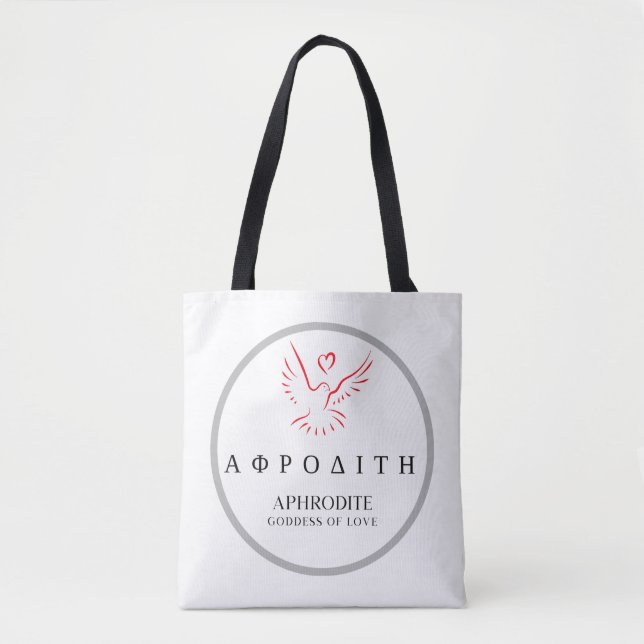 Tote Bag Aphrodite déesse grecque de l'amour conception de  (Devant)