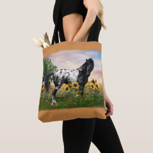 Tote Bag Appaloosa Horse Fourre-tout, couleur personnaliser