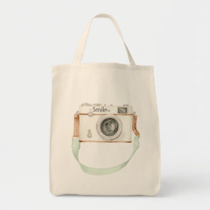 Tote Bag Appareil photo Crème de Menthe