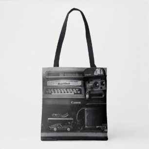 Tote Bag APPAREIL PHOTO NOIR ET BLANC vintage