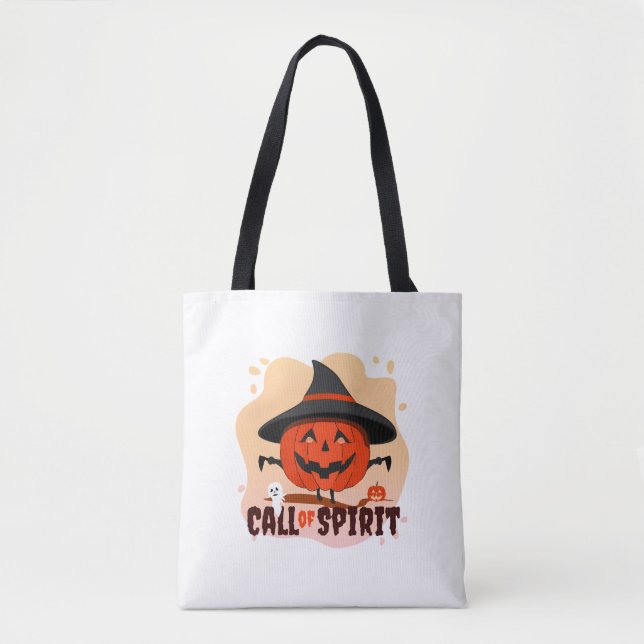 Tote Bag Appel de l'Esprit d'Halloween (Devant)