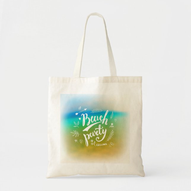 Tote Bag Appel du groupe de plage (Devant)