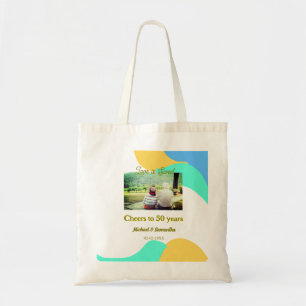 Tote Bag applaudissements à 50 ans l'amour est Sweet rétro
