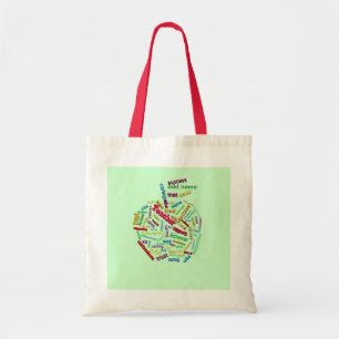 Tote Bag Apple customisent ajoutent le nom de professeurs