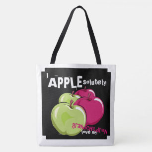 Tote Bag APPLEsolument Aimer mes petits-enfants