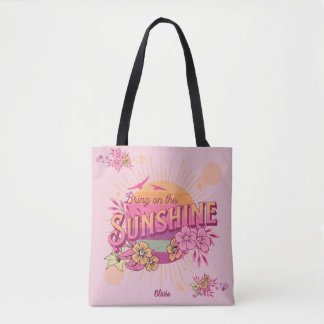 Tote Bag Apportez le Vintage Sunshine Graphic Preppy