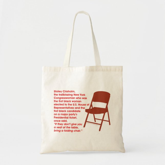 TOTE BAG APPORTEZ UNE CHAISE À PONDRE (Devant)