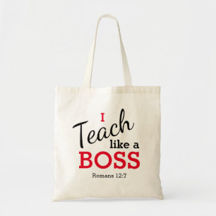 Tote Bag Appréciation de l'enseignant J'ENSEIGNE COMME un p