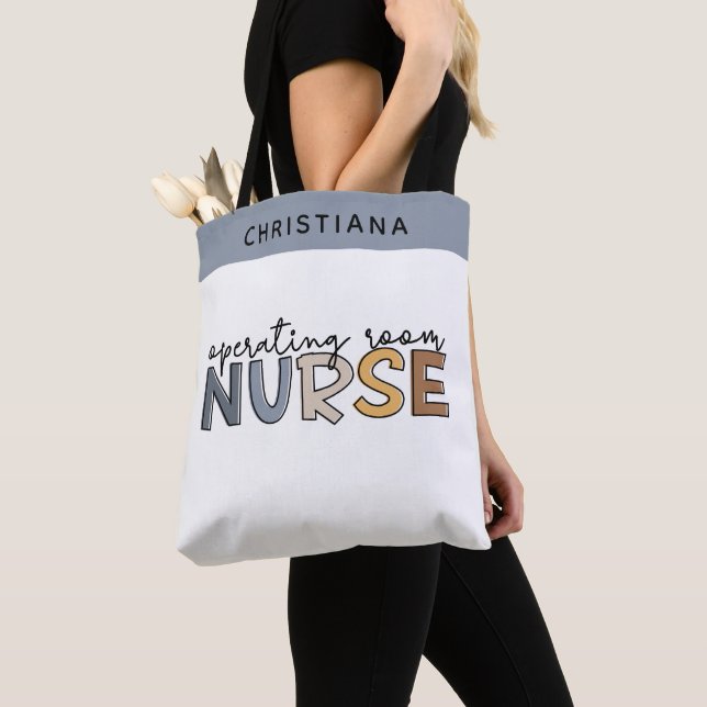 Tote Bag Appréciation des infirmières ou infirmiers en sall (De près)