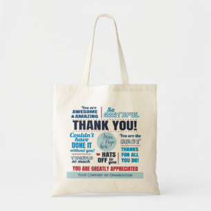 Tote Bag Appréciation du Merci client du personnel d'affair