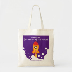 Tote Bag Appréciation du Merci de l'enseignant Personnalisé