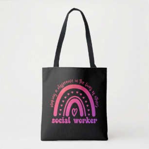 Tote Bag Appréciation et diplôme des travailleurs sociaux
