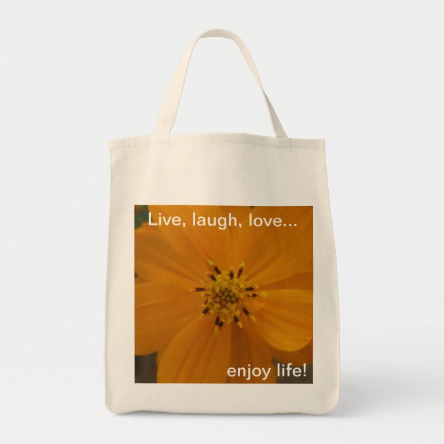 Tote Bag Appréciez la vie ! (Devant)