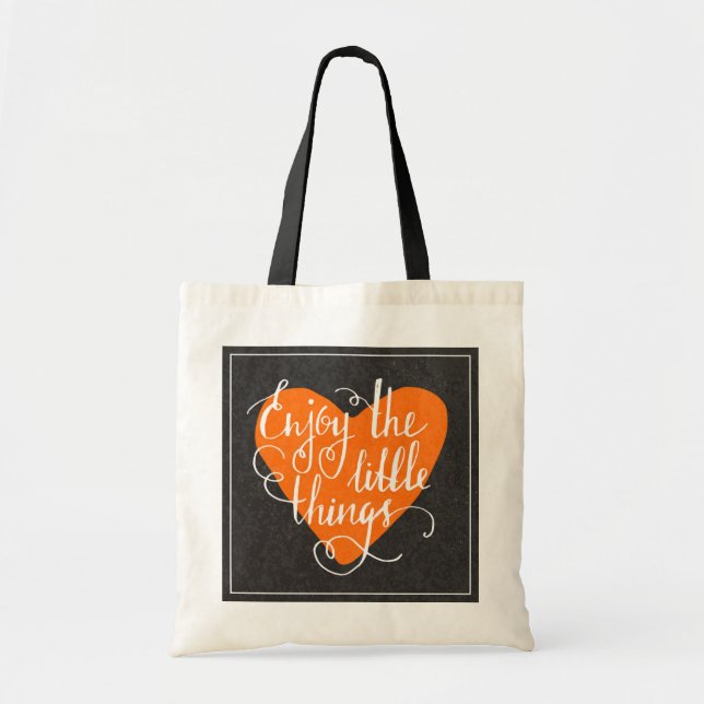 Tote Bag Appréciez les petites choses (Devant)