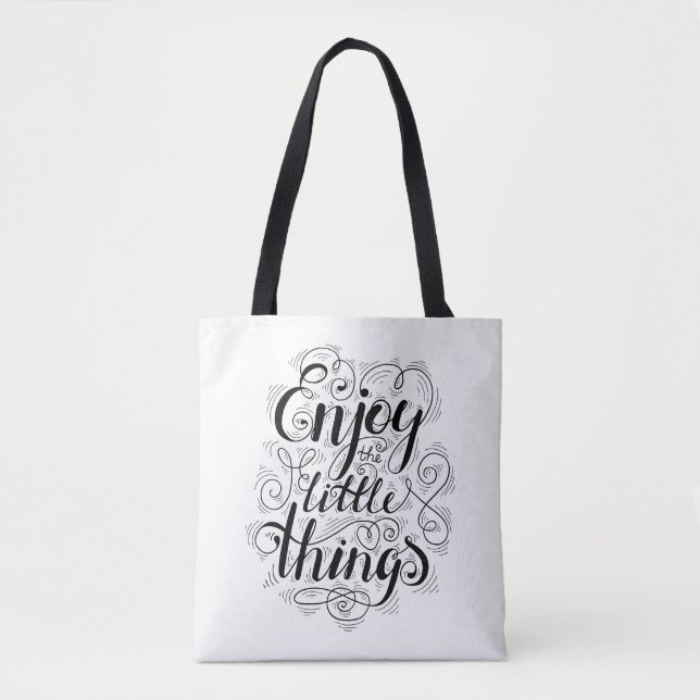 Tote Bag Appréciez les petites choses 1 (Devant)