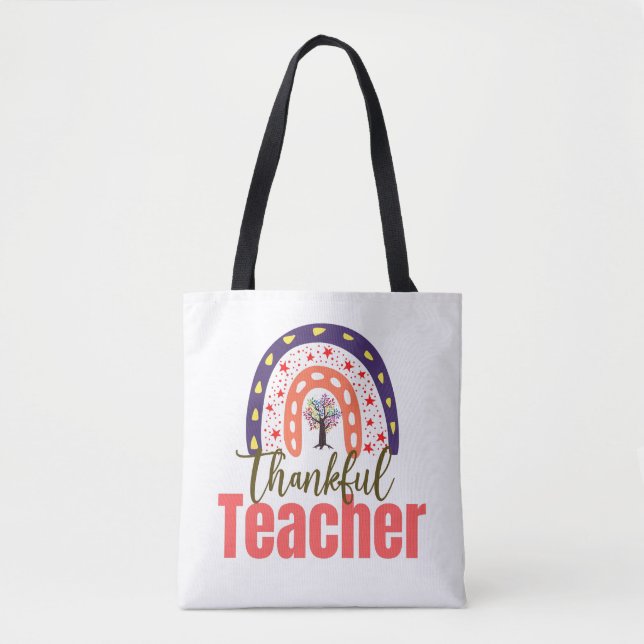 Tote Bag Apprendre, Amour, Inspirer | Appréciation des ense (Devant)