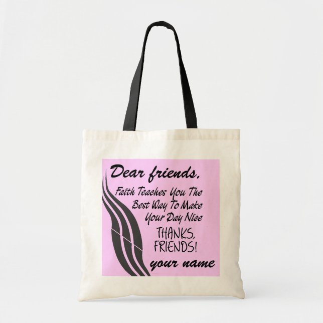 Tote Bag Apprentissage de la foi - (Devant)