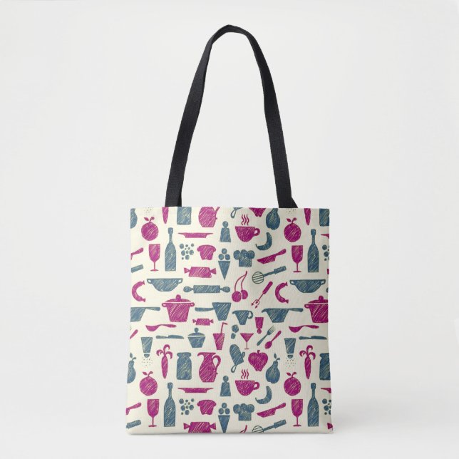 Tote Bag Approvisionnements de cuisine (Devant)