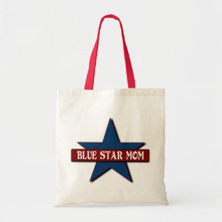 Tote Bag Appui militaire de famille de maman d'étoile bleue