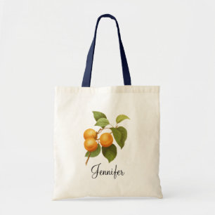 Tote Bag Apricots orange vintage
