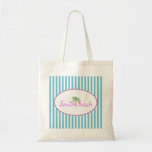 Tote Bag Aqua de Miami du sud de plage"/sac de FusciaTote