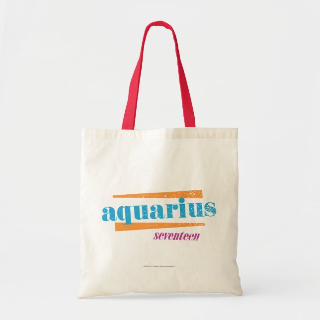 Tote Bag Aqua de Verseau (Devant)
