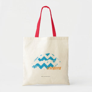 Tote Bag Aqua de zigzag