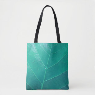 Tote Bag Aqua Leaf