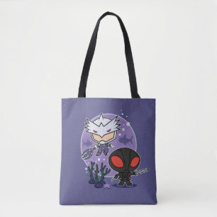 Tote Bag Aquaman Chibi Orm et graphique sous-marin de