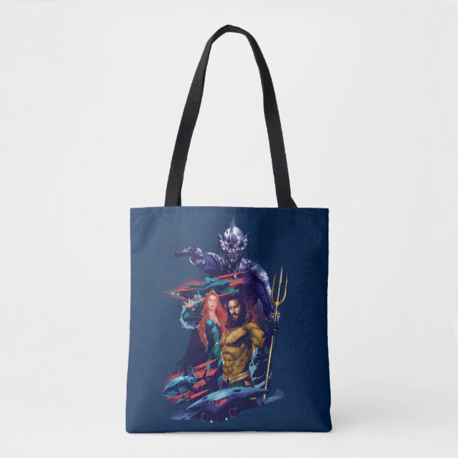 Tote Bag Aquaman | King Orm contre Mera et Aquaman (Devant)