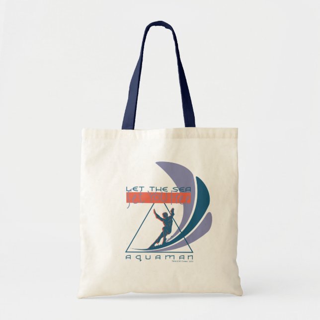 Tote Bag Aquaman | Laissez La Mer Vous Libérer (Devant)