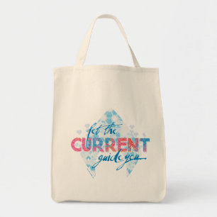 Tote Bag Aquaman "Let The Current Guide You" Logo Graphic
