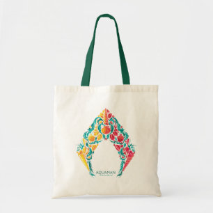 Tote Bag Aquaman Logo Aquaman & Mera sur le thème du coqu