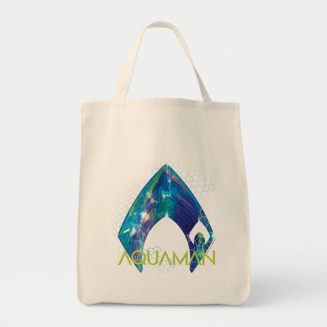 Tote Bag Aquaman | Logo Aquaman modifié (Devant)
