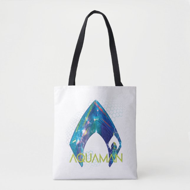 Tote Bag Aquaman | Logo Aquaman modifié (Devant)