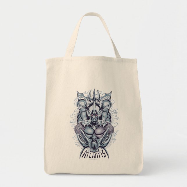 Tote Bag Aquaman | Orme Roi d'Atlantis Graphic (Devant)