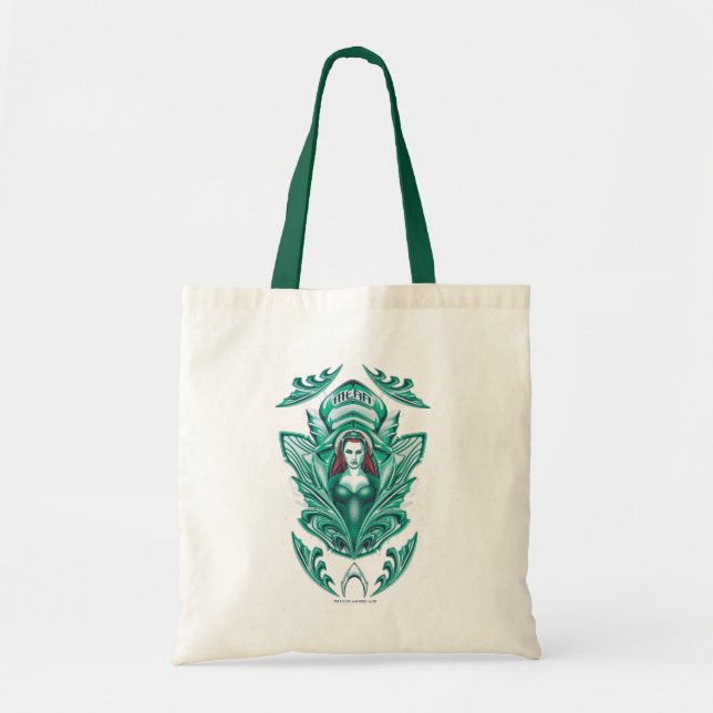 Tote Bag Aquaman | Ornate Mera Graphic (Devant)