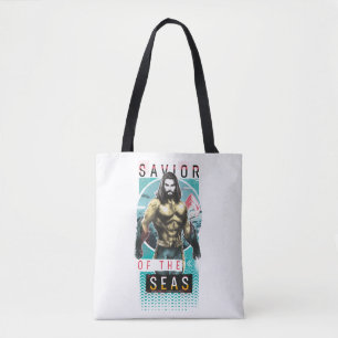 Tote Bag Aquaman   "sauveur graphique moderniste de mers"