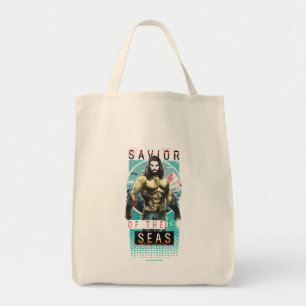 Tote Bag Aquaman "Savior Of The Seas" Modernist Graphic