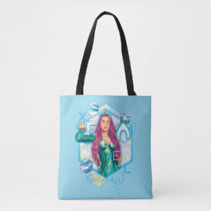 Tote Bag Aquaman Xebel Princess Mera Hexagonal Graphic