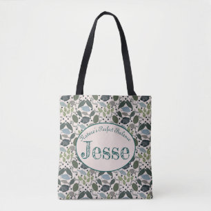 Tote Bag Aquaponics Fish Motif Durable