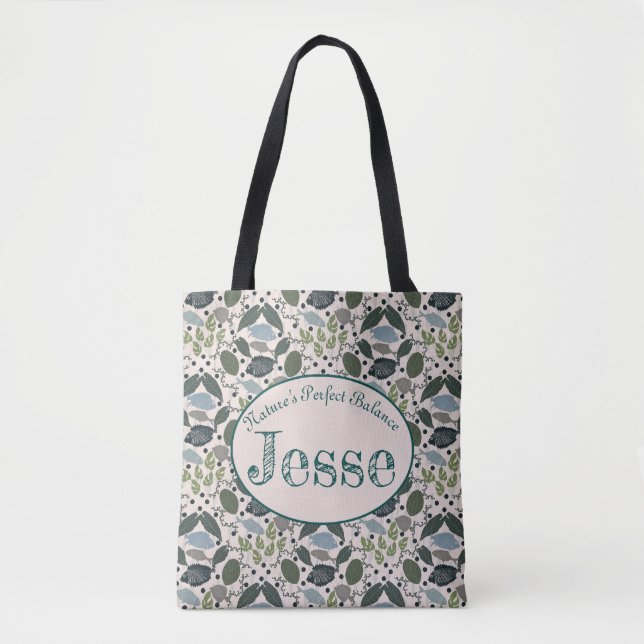 Tote Bag Aquaponics Fish Motif | Durable (Devant)