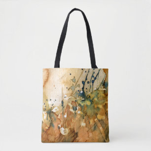 Tote Bag Aquarelle abstraite et vieil arrière - plan