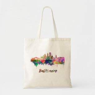 Tote Bag Aquarelle Baltimore V2