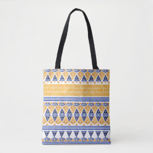 Tote Bag Aquarelle bohème : Motif artistique sans couture.