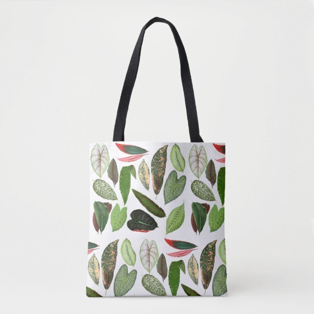 Tote Bag Aquarelle botanique Verdure Feuille (Devant)
